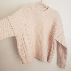 Large Cream Madewell Sweater